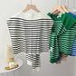 Women's Pinstripe Shoulder Cape Sweater
