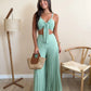 Camisole Pleated Loose Wide Leg Pants Two-piece Set