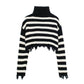 Women's Vintage Stripe Short Sweater