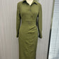 New Slim-fit Long-sleeved Dress For Women
