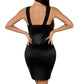 Sexy Sequined Butt-hugging Tight Cross Halter Dress