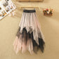 Fashion Irregular With Personality Tulle Skirt Women