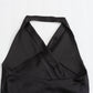 Women's Hanging Collar Short Chic Cool Top