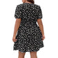Loose Casual Waist-cinched Dress With Lantern Sleeves