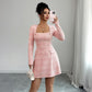 Simple And Fashionable Long Sleeve Dress For Women