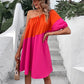 Summer Ins Short Sleeve Mid-length Small Hem A- Line Skirt