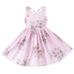 New Dressstrappy Girls Print Back Dress