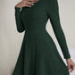 Women's Elegant Rib Knitted Skirt Solid Color