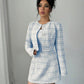 Autumn And Winter New European And American Single-breasted Short Coat French Retro Debutante Style Dress
