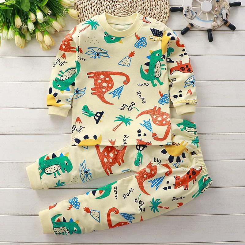 Ensemble pyjama bébé en coton d'automne