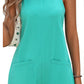 Baggy Pants Backless Women's Outdoor Sleeveless