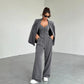Women's Autumn And Winter Style Casual Three-piece Suit Pack
