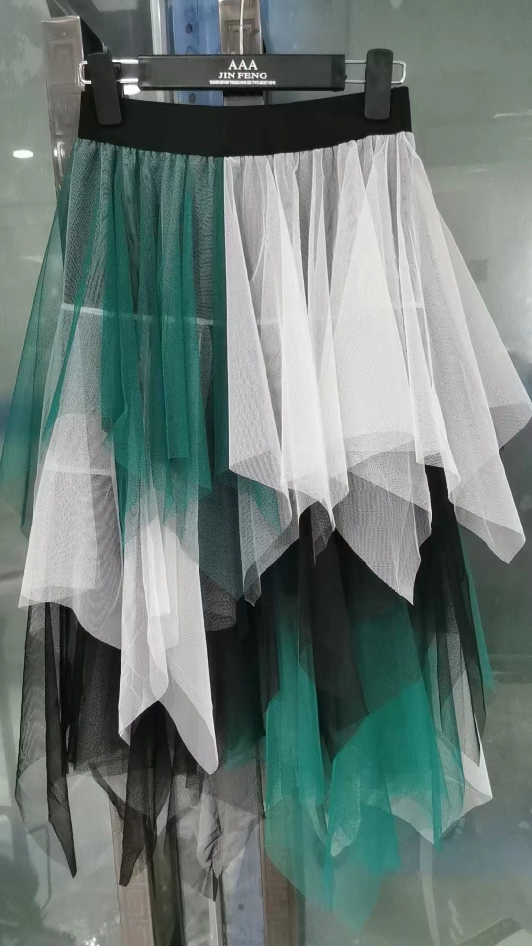 Fashion Irregular With Personality Tulle Skirt Women