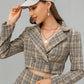 Fashion Personality Women's Suit Jacket High Waist
