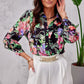 Women's Temperament Leisure Loose Single-breasted Long Sleeve Shirt