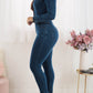 Slim-fit Stretch Foot Wash Denim Jumpsuit