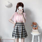 Women's Summer Lace Chiffon Shirt Short Sleeve Bottoming Top