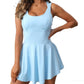 Women's One-piece Anti-exposure Fitness Pantskirt