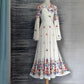 Robe aristocratique rétro brodée de Dubaï