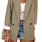 Women's Solid Color Small Suit One Piece Long Sleeve Spring And Autumn Blazer