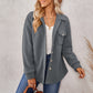 Women's Solid Color Fashion Lapel Plush Loose Jacket