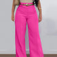Women's Simple Casual Trousers Do Not Contain Belt