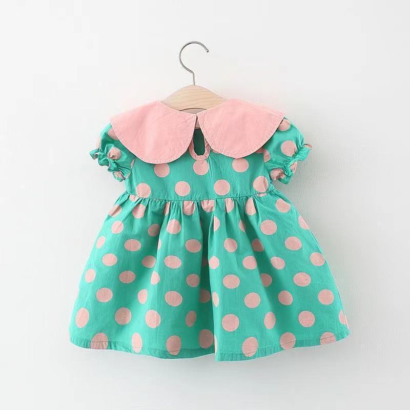 Nouvelle robe d'été à gros pois