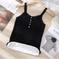 Button Cold Proof Girl Underwear Slim Bottoming Shirt