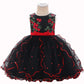 Robe de princesse à nœud papillon pour enfants