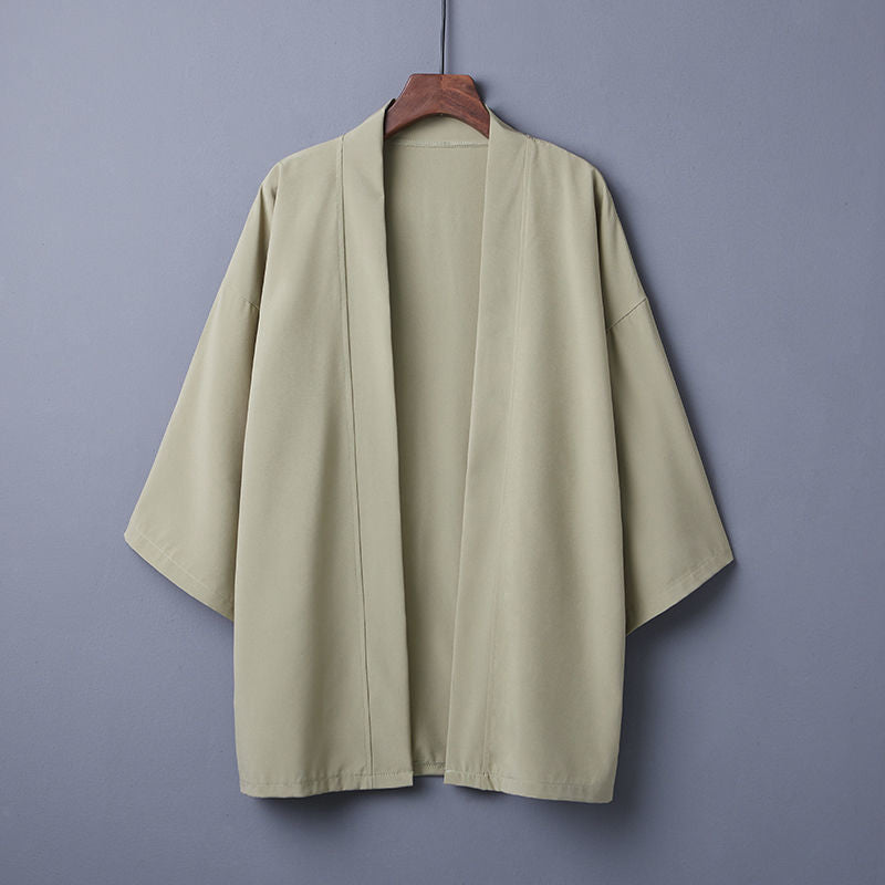 Solid Color Cardigan Summer Shirt For Air Conditioning Room Sun Protection Clothing Tide