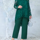 Women's Evening Dress Lace Embroidery Two-piece Set
