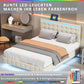 Linen Flat Double Bed