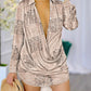 Women's Fashion V-neck Long Sleeve Top Commuter Shirt