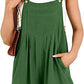 Women's Short Overalls Summer Casual Adjustable Strap Loose Short Bib Overalls Jumpsuit Rompers