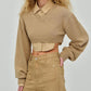 Women's V-neck Layered Long Sleeved Shirt