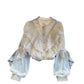 Puff Sleeve Slim All-match Temperament Top