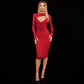 Fashion Solid Color Long-sleeved Slim Fit Hip Dress