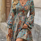 V-neck Long Sleeve Women's Dress