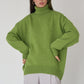 Pull à col roulé uni tendance pour femme