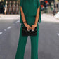 Spring And Summer New Women's Stand Collar Jumpsuit
