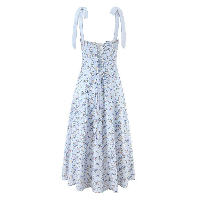 Niche All-matching Slim Fit Slimming Casual Lace Dress