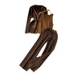 Exotic Printed Casual Women's Inverness V-neck Base Knitwear Wide Leg Pants