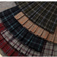 Pleated Skirt High Waist Plaid Skirt Autumn And Winter A-line Skirt