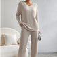 Women's Straight-leg Pants Elegant Loose Suit