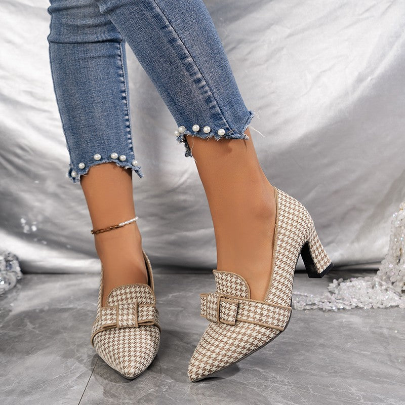 Women's Casual Fashion All-matching High Heels