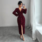 Women's Casual Loose Simple Leopard-Print Dress