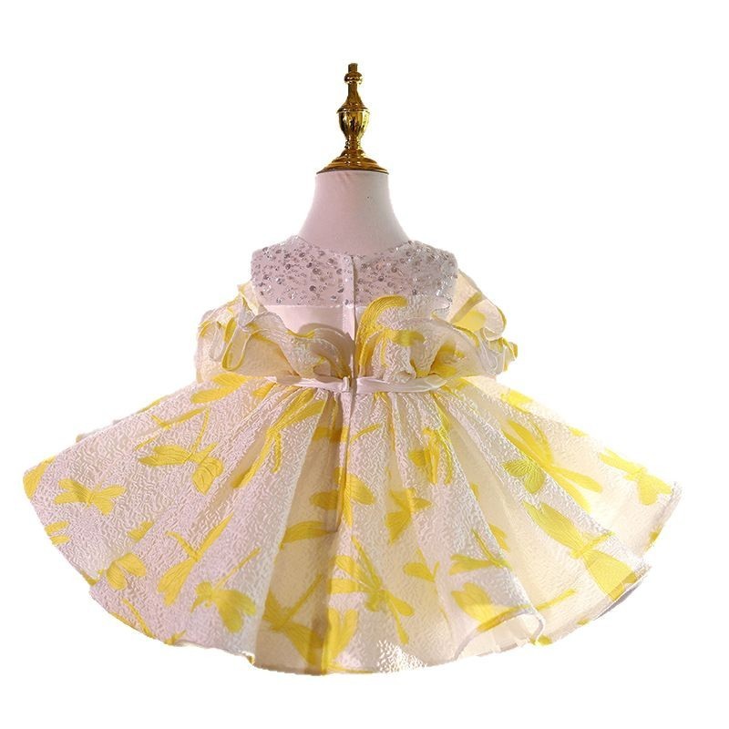 Umbrella Princess Dress Catwalk Performance Flower Girl's One-year-old Dress