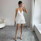 Casual Womens Deep V-neck Halter Dress