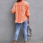 Women's Oversized Frayed Lightweight Denim Jacket Button Down Ripped Distressed Jean Shacket