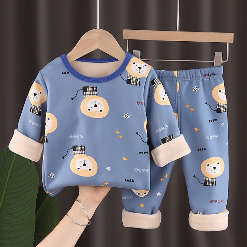 Fashion Men's And Women's Baby Long-sleeved Warm Suit
